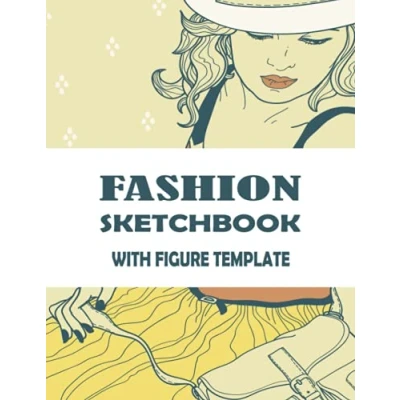 Bild av Fashion Sketchbook With Figure Template: Template, Design Sketchbook, 480 Large Female Template for Easily ... Your Styles and Building