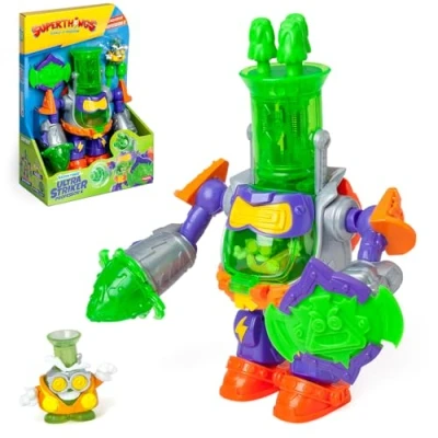 Bild av SUPERTHINGS Ultra Striker professor K.Robot K från TV serien &quot;SuperThings Kazoom Power&quot;, innehåller 1 Robot, Exklusiv lärare, 3 skal, tillbehör