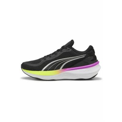 Bild av Puma Scend PRO 2 Väglöparskor blackyellow alertpure magenta, Storlek: 47, Black yellow alert pure magenta Textil/syntet