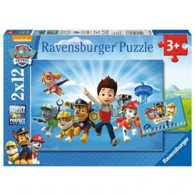 Bild av Ravensburger Pussel Paw Patrol 2x12 Bitar