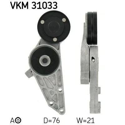 Bild av SKF VKM 31033 Poulie Tendeur AUDI: A4 B5 Berline, A6 C5 Avant, VOLKSWAGEN: Passat GP Break, Berline