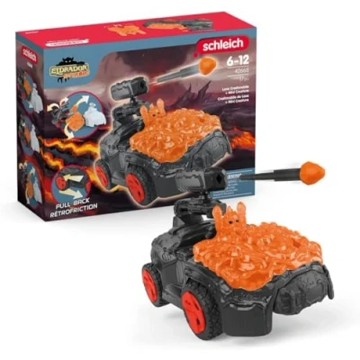 Bild av schleich ELDRADOR CREATURES Lava CrashMobil med Mini Creature, från 7 år, 42668 Bygglesaker, 17 Delar