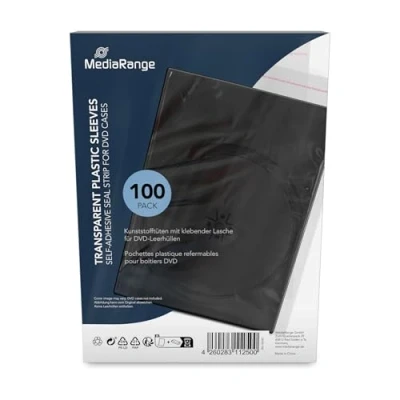 Bild av MediaRange tillbehör CD /DVD rör klar 1 disk ficka fodral