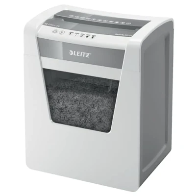 Bild av Leitz IQ Office P4 Cross Cut Dokumentförstörare, Strimlar 17 15 Ark (70 80 g/m²), 23L Behållare, Vit, 80031000