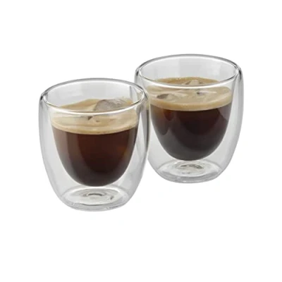 Bild av WMF kult dubbelväggigt espressoglasset, 2 delad, H 6,5 cm, V 80 ml