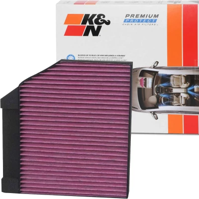 Bild av K&amp;N Filters DVF5082 Filtre d&#039;habitacle à charbon actif 259 40 carré(e) MERCEDES BENZ: Classe C Berline, E GLC SUV