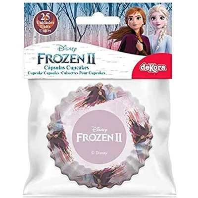 Bild av Dekora Frozen II bakformar set muffin och cupcake formar papper 25 stycken