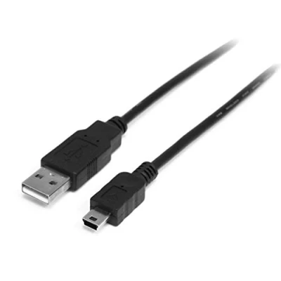 Bild av StarTech.com USB2HABM2M 1 m Mini USB 2.0 kabel, 2 A till B, M/M, minirabel, svart