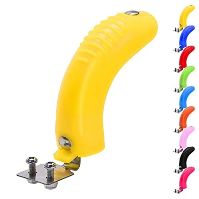 Bild av OTFAITP bromsbelägg bak för scooter ersättning Micro Mini/3 i 1 Deluxe Series 3 hjul (gul)