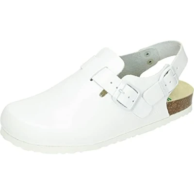 Bild av Dr. Brinkmann 603011 unisex vuxna träskor, Vit 45 EU