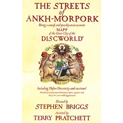 Bild av the Streets of Ankh Morpork: principal city Sir Terry Pratchett’s much loved Discworld, mapped for very first time