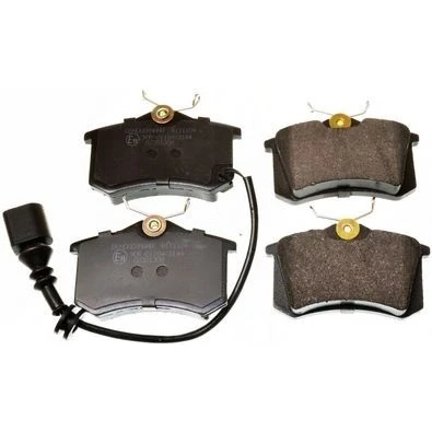 Bild av DENCKERMANN B111104 Jeu de plaquettes frein Essieu arrière contact signal d&#039;usure inclus VOLKSWAGEN: Polo IV 3/5 portes, Lupo / 3L