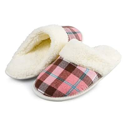 Bild av riemot Unisex mjuka plysch varma tofflor tofflor, Stil 1, 42/43 EU