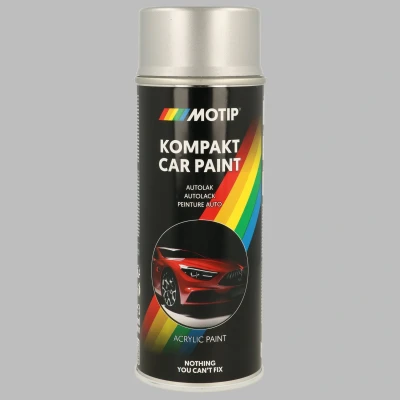 Bild av MOTIP 55300 Fordons kombinationslack 400ml aerosol svart Kompakt silver metallic 12 ml