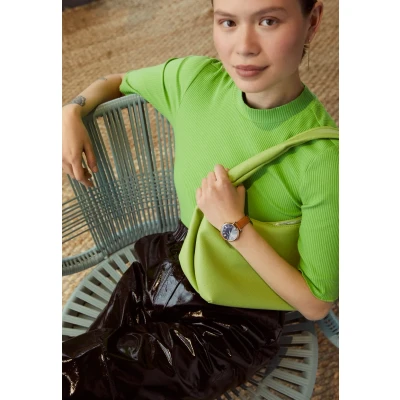 Bild av Fossil Jacqueline Klocka, Storlek: One Size, Brown