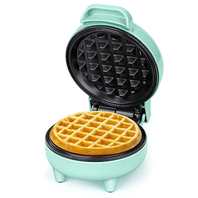Bild av SNAILAR Våffeljärn, 550W Våffelbryggare med non stick beläggning, för klassiska våfflor, Kompakt Design, Grön