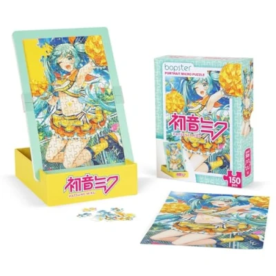 Bild av Hatsune Miku Japansk virtuell sångare samlarobjekt porträtt mikropussel Cheerleader 150 stycken, kompakt och intrikad design Perfekt för tonåringar, barnbarn vuxna samlare CV01
