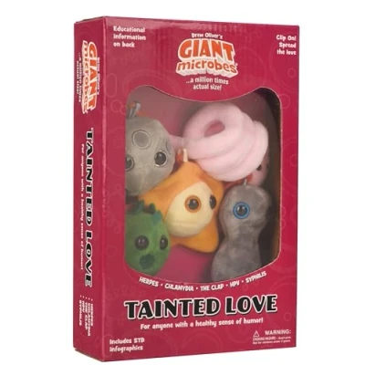 Bild av GIANTmicrobes tema presentförpackning Tainted Love
