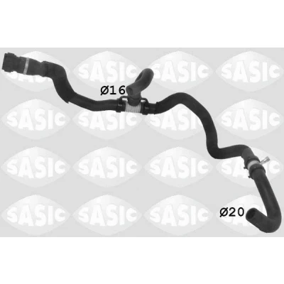 Bild av SASIC 3404121 Durite De Refroidissement centre gauche RENAULT: Kangoo I Express, CLIO 2,