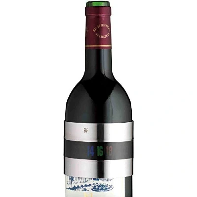 Bild av WMF Smart &amp; More Clip vintermometer analog, Cromargan rostfritt stål, snabb kontroll, termometer för rött vin vitt rosé champagne