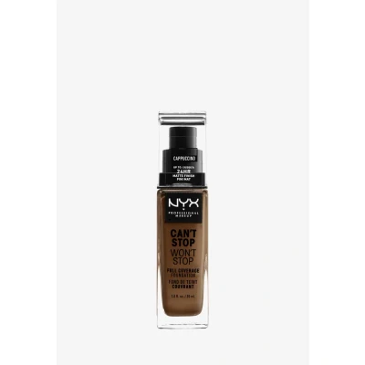 Bild av NYX Professional Makeup Can&#039;t Stop Won&#039;t Full Coverage Foundation Cappuccino 30 ml