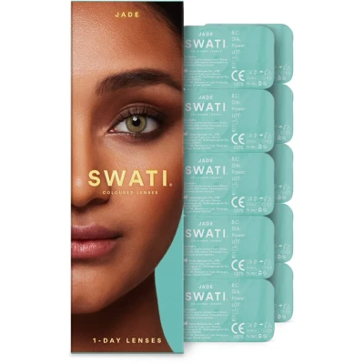 Bild av SWATI Cosmetics Coloured Lenses 1 Day Jade 5 pcs