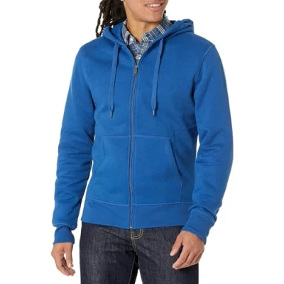 Bild av Amazon Essentials Men&#039;s Fleecetröja med hel dragkedja (finns i Big &amp; Tall), BLÅ, XXL
