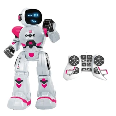 Bild av Xtrem Bots Sophie robot för barn från 4 år Flickrobot Fjärrstyrd Programmerbar i rosa färg