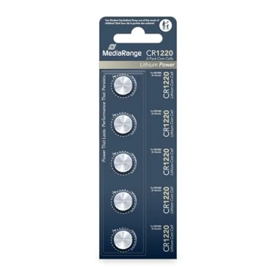 Bild av MediaRange Litium knappceller, CR12203V, 5 pack