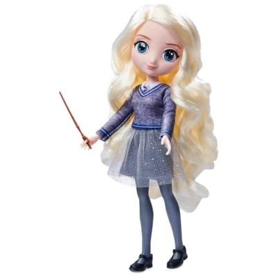 Bild av Wizarding World, Luna Lovegood samlarobjekt 20 cm docka i Harry Potter Hogwarts Ravenclaw uniform med tillbehör barnleksaker för flickor och pojkar åldrarna 5 uppåt