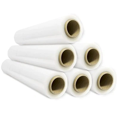Bild av Elastisk förpackningsfilm, Transparent plastfilm för förpackning, plastrulle Frakt och flyttskydd, 50 cm rulle upp till 400 m sträckbar ofyturia (6 st)