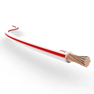 Bild av Auprotec® bilkabel, 0,75 mm², 1 1,5 längder 5 eller 10 m m, 1,0 vit röd