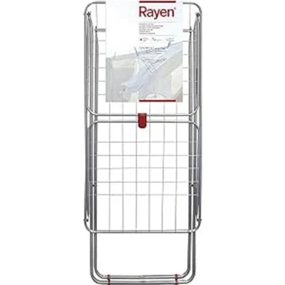 Bild av Rayen Torkställ med vingar Läggningsyta 19 m Vinglåssystem Vikbara och halkfria kläderFör inomhus utomhus54,5 x 177 107,5 cm, Färgstål19 meter