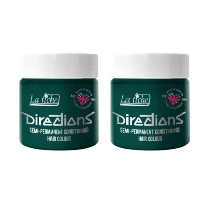 Bild av La Riche Directions semipermanent hårfärg 100 ml burk 2 pack (Alpine Green)