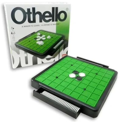 Bild av BANDAI Othello klassiskt brädspel strategispel och tankesport 2 spelare speltid 15/20 minuter leksak för barn från 7 år MH80052