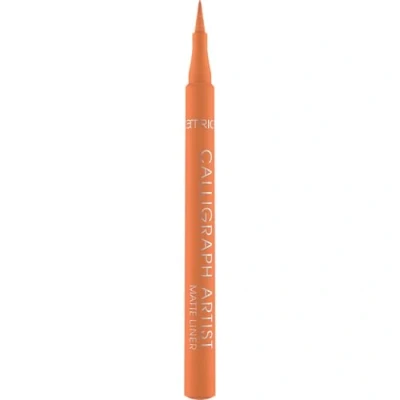 Bild av Catrice Calligraph Artist Matte Liner, Eyeliner, nr 050, orange, omedelbart resultat, färgintensiv, matt, vegansk, utan mikroplastiska partiklar, nanopartiklar fri, parfym, 1 pack (1,1 ml)