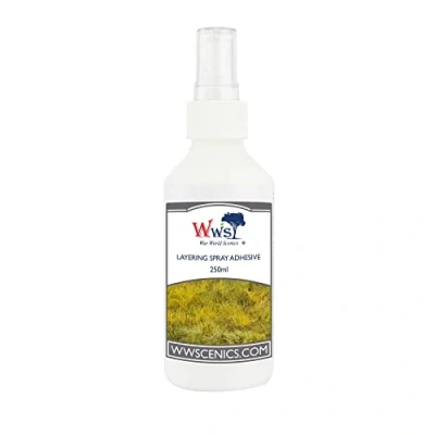 Bild av War World Scenics Static Grass Layering Spray 250ml for Model Railway Dioramas &amp; Wargame Terrain