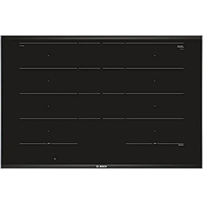 Bild av Bosch PXY875DW4E Serie 8 Smart induktionshäll (autark), 80 cm bred, FlexInduction fritt utrymmeval, MoveMode förinställda effektnivåer, perfekt Fry steksensor, PowerBoost snabbare matlagning