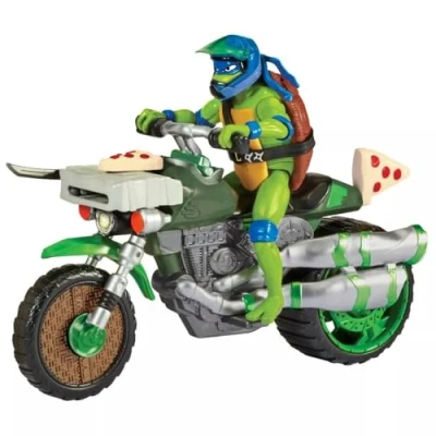 Bild av Playmates TMNT: Mutant Mayhem Ninja Kick Cycle With Leonardo Figure