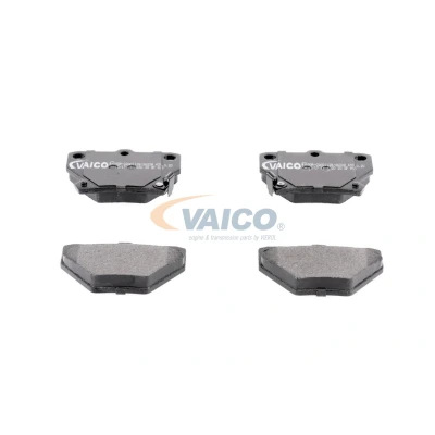 Bild av VAICO V70 0034 Jeu de plaquettes frein Q+, Première Monte Essieu arrière avec indicateur d&#039;usure TOYOTA: Yaris I 3/5 portes, Corolla IX portes