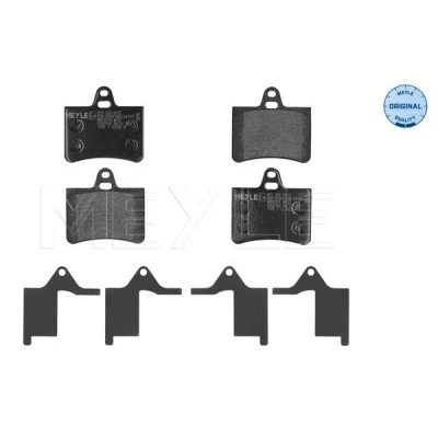 Bild av MEYLE 025 233 0515 Jeu de plaquettes frein ORIGINAL Quality Essieu arrière contact signal d&#039;usure exclu avec tôle anti bruit CITROËN: C5 I Break