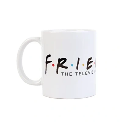 Bild av Grupo Erik F·R·I·E·N·D·S Logo Friends Ceramic Mug 35 cl 350 ml 3.74 x 3.15 inch 9.5 8 cm Coffee Tea Gifts