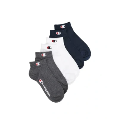 Bild av Champion Core Socks 6PP Crew, Blå (Marin), 35 38 EU (2 5 Storbritannien) Unisex Vuxen FW23, Blu (Marino),