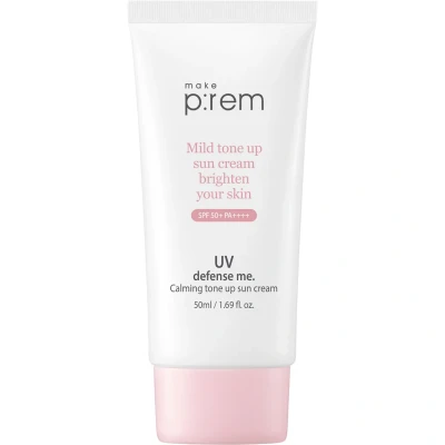 Bild av Make Prem UV Defense Me Calming Tone Up Sun Screen 50 ml