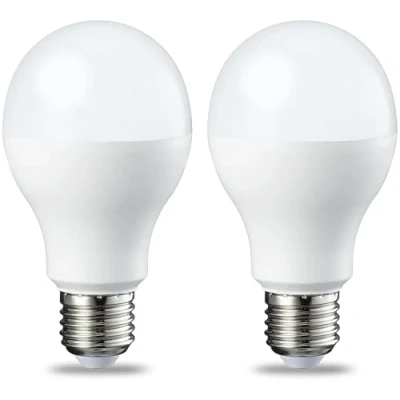 Bild av Amazon Basics Edison skruvlampa, LED, E27, 13 W (motsvarande 100 W), varmvit, ej dimbar, 2 pack (energiklass E)