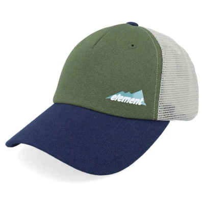 Bild av Element Grön Trucker Keps Mount Mesh Cap Rifle Green A Frame @ Hatstore