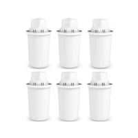 Bild av Dafi Standard Classic vattenfilter Ersättningsfilterpatroner kompatibla med Brita Classic, PearlCo Minskar vattenhårdheten alternativ till flaskvatten BPA fri 6 pack