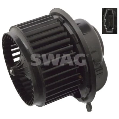 Bild av SWAG 30 10 6363 Pulseur d&#039;Air pour direction à droite/à gauche avec moteur électrique VOLKSWAGEN: Touareg I, Multivan 5 (7HM, Transporter Bus