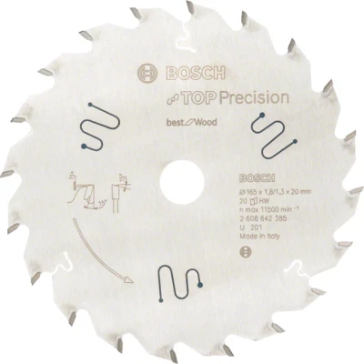 Bild av Bosch Sågklinga Top Precision Best for Wood 165 x 20 1,8 mm,