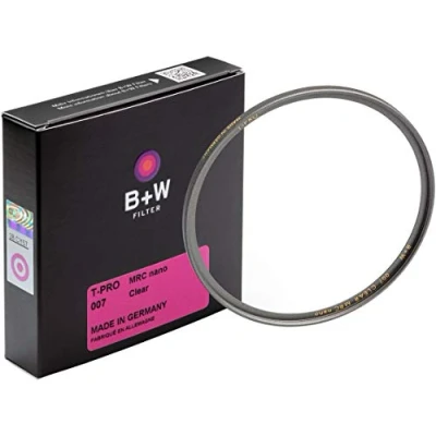 Bild av B W 007 skyddsfilter, klart filter (52 mm, T Pro, titanfinish, MRC Nano, 16 x kompenserad, superslim, premium)